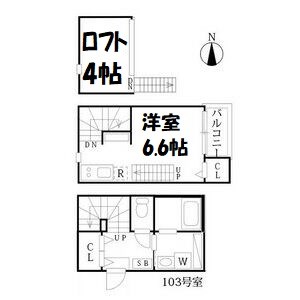 ハーモニーテラス楓 間取り図