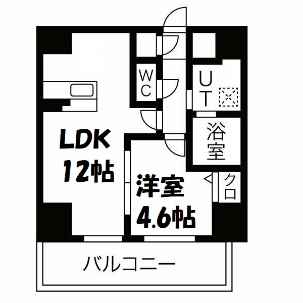 プレミアム大須 間取り図