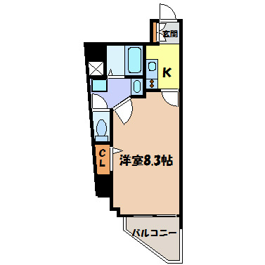 スカイコート葵 間取り