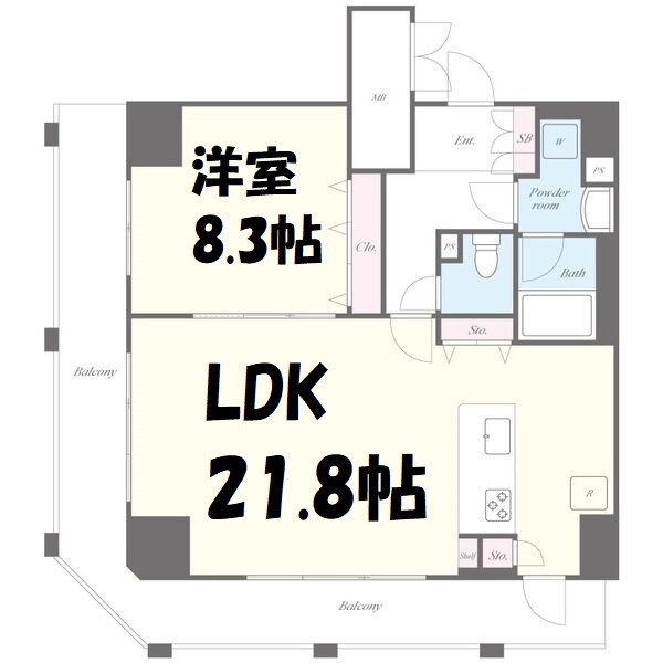 セイワパレス丸の内駅前 間取り