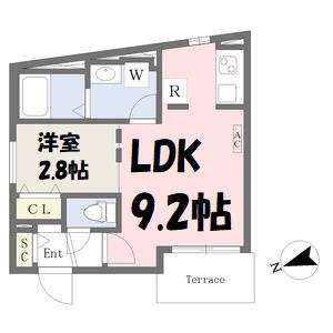 quador鶴舞 間取り図