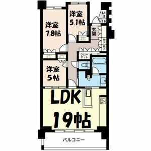 プライムメゾン富士見台 間取り図