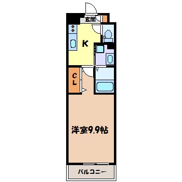 リシュドール鶴舞公園 間取り図
