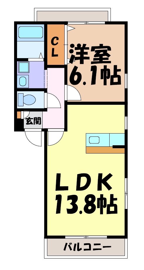 ハイツグランベル 間取り図