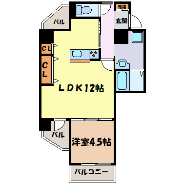 シャンポール古出来 間取り図