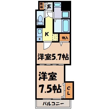 セントラル名古屋 間取り図