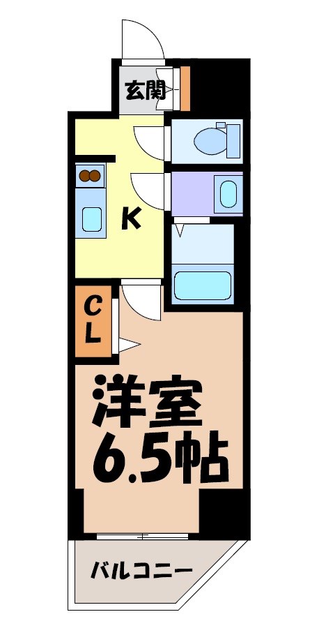 メイクス上前津Ⅲ 間取り図