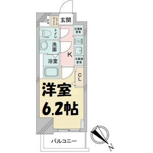 アステリ鶴舞テーセラ 間取り図