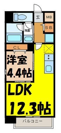 レジデンシア尾頭橋駅前 間取り