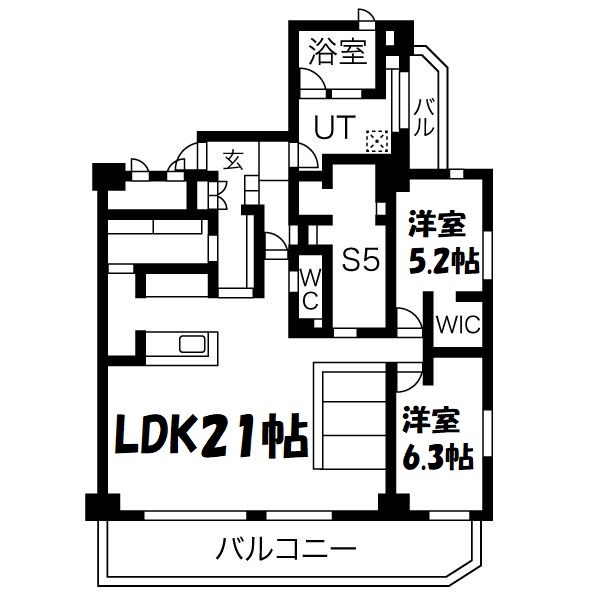 徳川１丁目パークマンション 間取り図