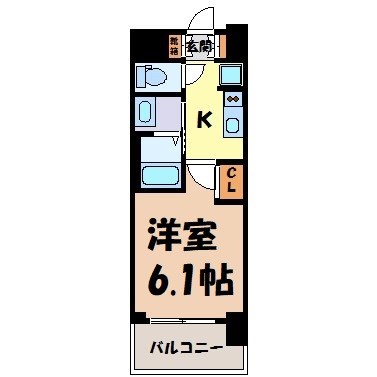 エステムコート名古屋栄プレシャス 間取り図