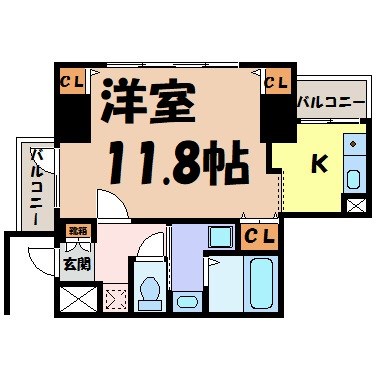 プレステージ千種 間取り図