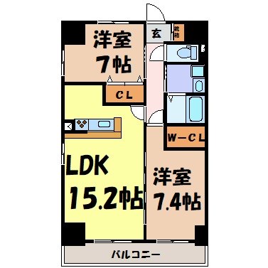 Live Flat上前津 間取り図