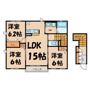 アーク川名 間取り図