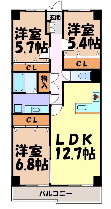池下タワーズ 間取り図