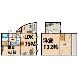 ＭＩＬＥＳ　ＴＯＮＥＳ 間取り図