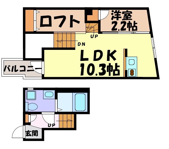 ソリッド千種 間取り図