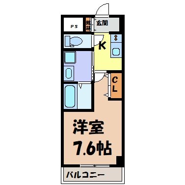 パルティール新栄 間取り図