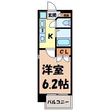 パルティール城西 間取り図