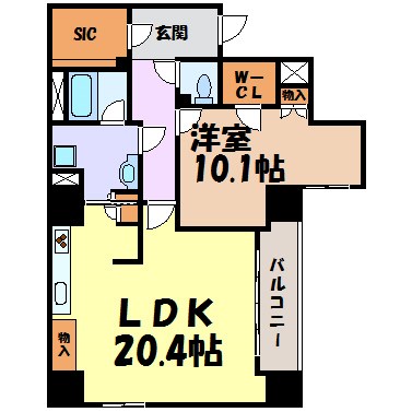 Ｂｌａｎｃａｓａ久屋大通 間取り図