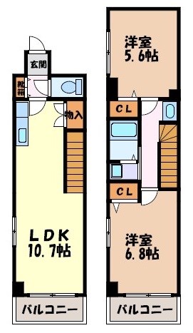 ジュネス上飯田 間取り図