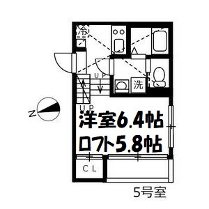 ハーモニーテラス大杉町Ⅱ 間取り図