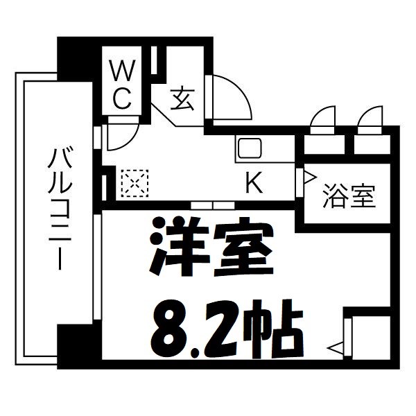 ヒルズ花の木 間取り図
