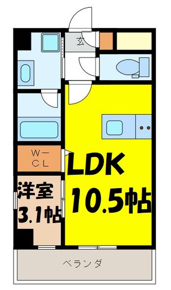 diciottoCHIKUSA 間取り図