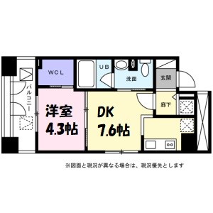 ＫＤＸ千早レジデンス 間取り図