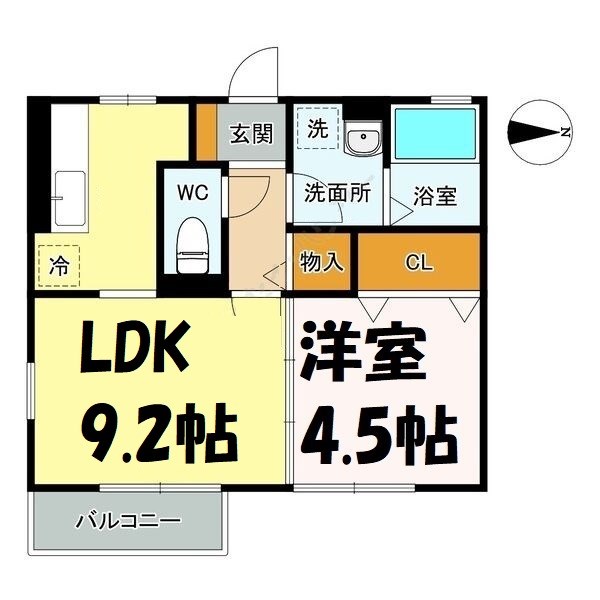 ウィルステージ菊園 間取り図