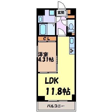 S-FORT鶴舞cube 間取り図