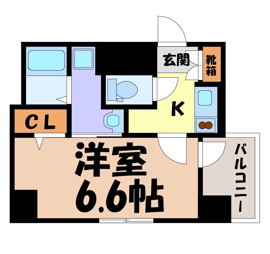 メイクス上前津Ⅲ 間取り図