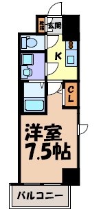 エスリード今池アヴェール 間取り図