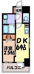 エスリード池下レスティア 間取り図
