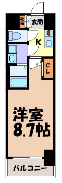 S-RESIDENCE名駅WEST 間取り図