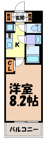 S-RESIDENCE名駅WEST 間取り図