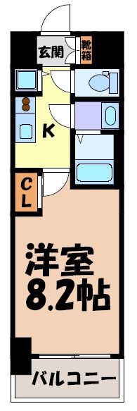 S-RESIDENCE名駅WEST 間取り図