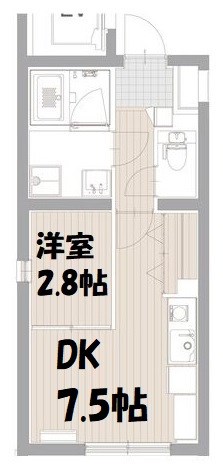 BRAVE亀島本陣 間取り図