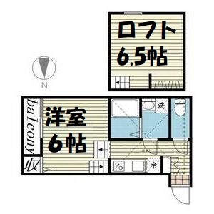 アルバーノ鶴舞Ricco 間取り図