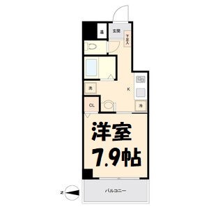 アーバンフラッツ伏見 間取り図