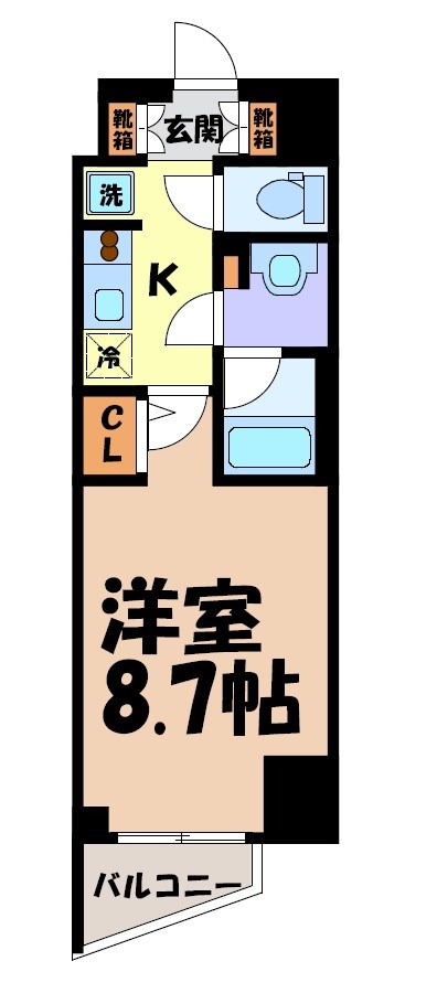 エルスタンザ徳川 間取り図