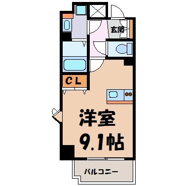 パルティール鶴舞 間取り図