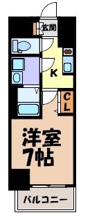 S-RESIDENCE鶴舞駅前 間取り図