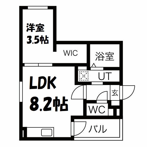 MOVE堀田SOUTH 間取り図