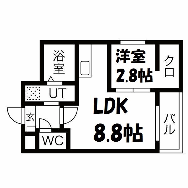 MOVE堀田SOUTH 間取り図