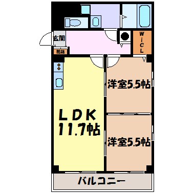 フィーブルサカエ 間取り図