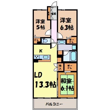 リエトコート丸の内 間取り図
