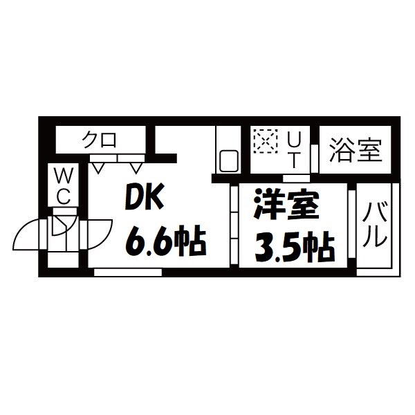 CASA FIORE 浅間町 間取り図