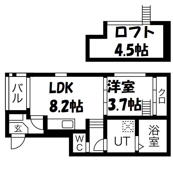 ハーモニーテラス若宮町 間取り図