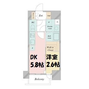 デュオフラッツ鶴舞 間取り図